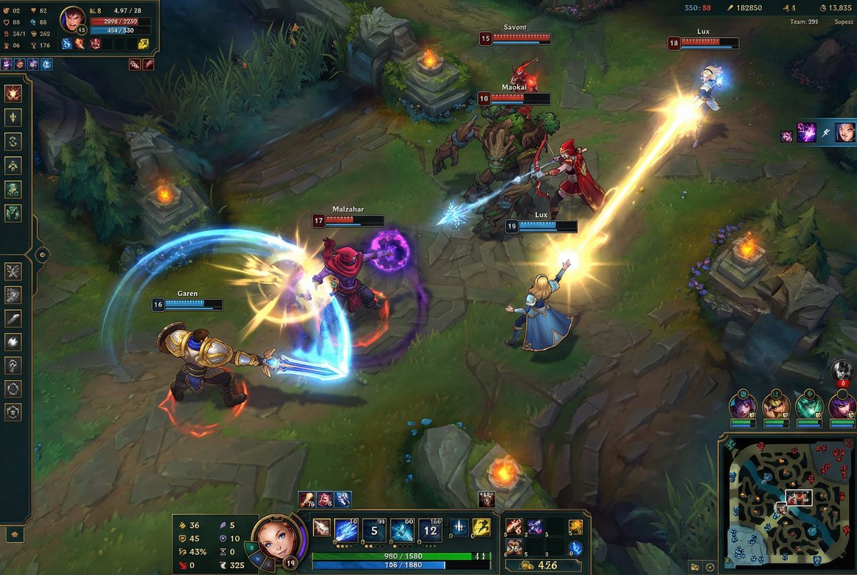 无限臀山英雄联盟团战解说视频